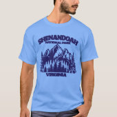 T-shirt Le Parc national de Shenandoah (Devant)