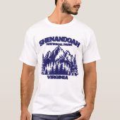 T-shirt Le Parc national de Shenandoah (Devant)