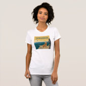 T-shirt Le Parc national de Shenandoah | Cerf (Devant entier)