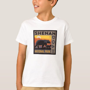 T-shirt Le Parc national de Shenandoah   Mama Bear & Cubs