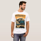 T-shirt Le Parc national de Theodore Roosevelt (Devant entier)