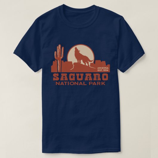 T-shirt Le Parc national du Saguaro (Design devant)