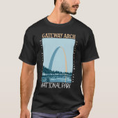T-shirt Le parc national Gateway Arch est en danger (Devant)