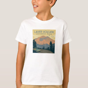 T-shirt Le Parc national volcanique de Lassen   Voyage rou