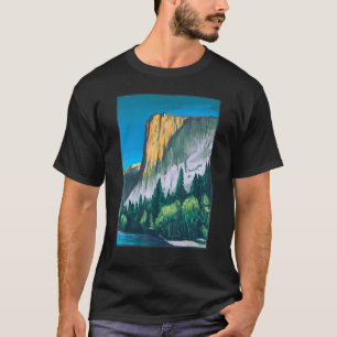 T-shirt Le Parc National Yosemite Peinture Yosemite