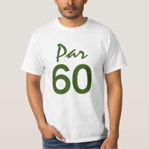 T-shirt Le parcours de golf numéro 60 par pour le 60e ann