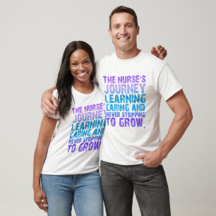 T-shirt Le parcours de l’infirmière, l’apprentissage, l’en