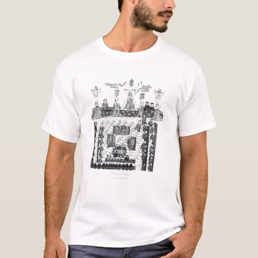 T-shirt Le Parlement d'Edouard I (Devant)