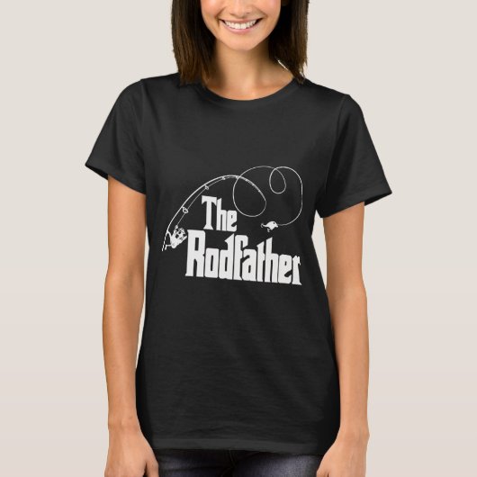 T-shirt Le Parodie de pêche Rodfather (Devant)