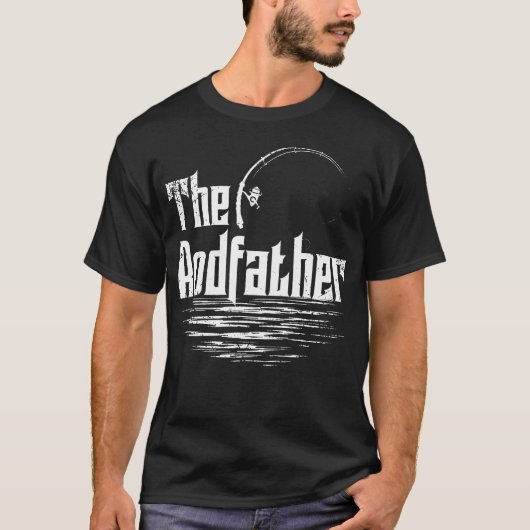 T-shirt Le Parrain De La Pêche Drôle (Devant)