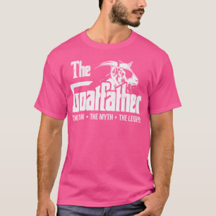 T-shirt Le Parrain Funny Chèvre Papa Ferme Amoureux des an
