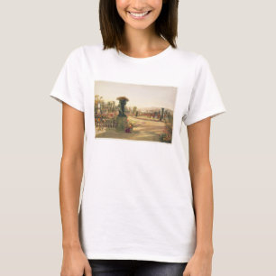 T-shirt Le Parterre, Trentham Hall fait du jardinage, pub.