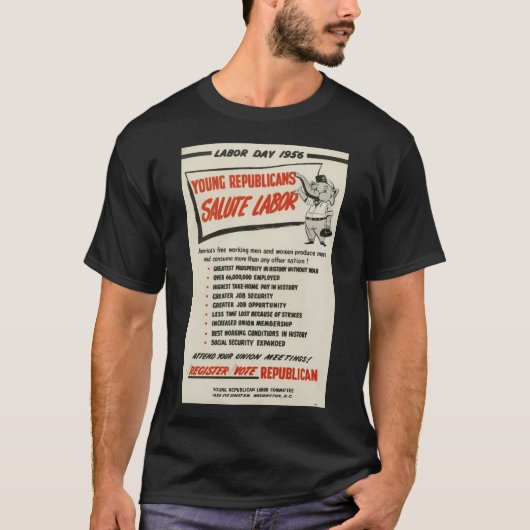 T-shirt Le parti libéral républicain ? 1956 (Devant)