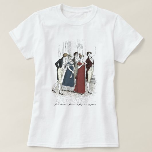 T-shirt Le parti Netherfield arrive - Fierté et Préjugés (Design devant)