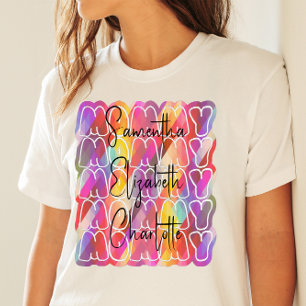 T-shirt Le Party Colorful Party du quotidien Mother