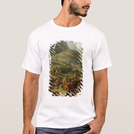 T-shirt Le passage de déplacement de St Bernard d'armée (Devant)