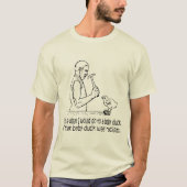 T-shirt Le passager foncé d'un imbécile (Devant)