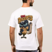 T-shirt Le patch brodé drôle de corbeau « Les Reçus » (Dos)