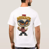 T-shirt Le Patch Brodé Drôle Menace Fauteur de Troubles (Dos)