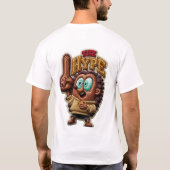 T-shirt Le Patch Brodé Hérisson Drôle de Hype Cadeau (Dos)
