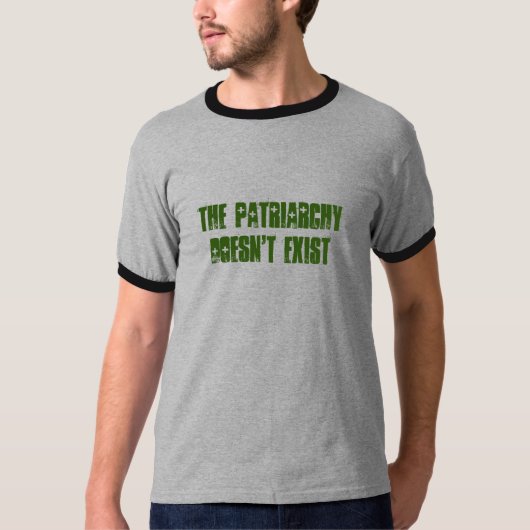 T-shirt "Le patriarcat n'existe pas" sonnerie (Devant)