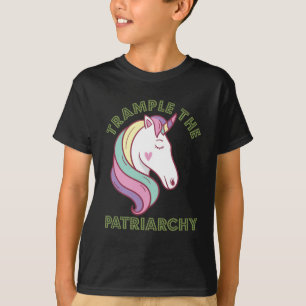 T-shirt Le Patriarcat Unicorn Féministe Piétiné