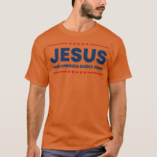 T-shirt Le patriote américain Jésus fait à l'Amérique un d