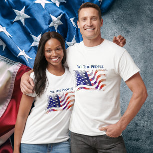 T-shirt Le Patriote Du Drapeau Américain, Nous Le Peuple