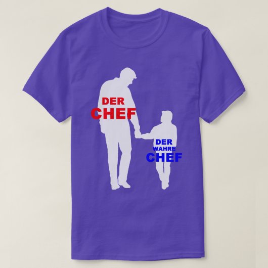 T-shirt Le Patron Du Véritable Patron (Design devant)