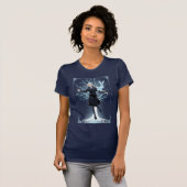 T-shirt Le Patronus lapin d'Anime Luna Lovegood (Devant entier)