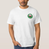 T-shirt Le Pays de Galles (Devant)