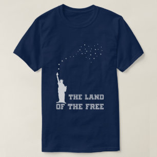T-shirt Le pays de l'élégante patriotique libre