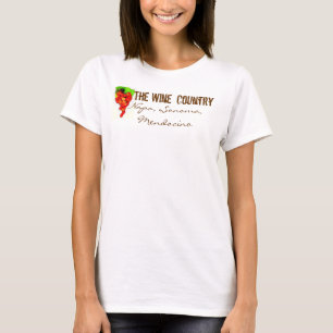 T-shirt Le pays de vin : Napa, Sonoma, Mendocino