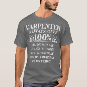 T-shirt Le paysan donne 100% travail du bois