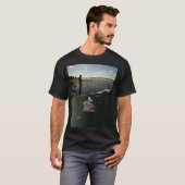 T-shirt Le pêcheur . Bonne pêche (Devant entier)