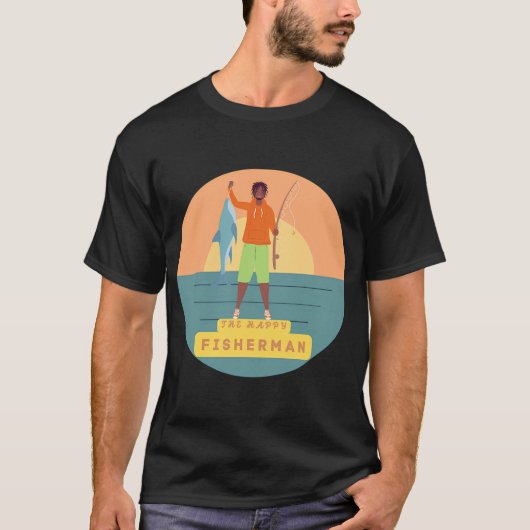 T-shirt Le Pêcheur Heureux (Devant)