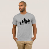 T-shirt Le peloton de monstre (Devant entier)