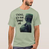 T-shirt Le penseur (Devant)