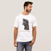 T-shirt le penseur (Devant entier)