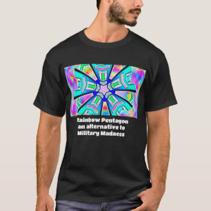 T-shirt Le Pentagone arc-en-ciel, une alternative aux Madn