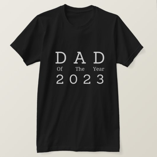 T-shirt Le père de l'année 2023 célèbre la paternité (Design devant)
