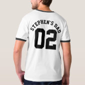 T-shirt Le père du sport s'appelle Jersey Baseball (Dos entier)