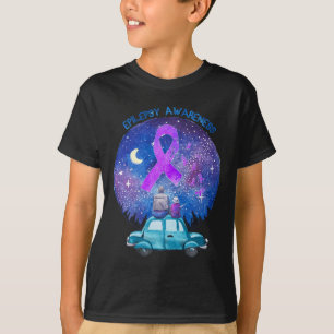 T-shirt Le père et le fils observent Star Epilepsie Sensib