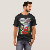 T-shirt Le père noël - ॐ de Krishna de lièvres (Devant entier)