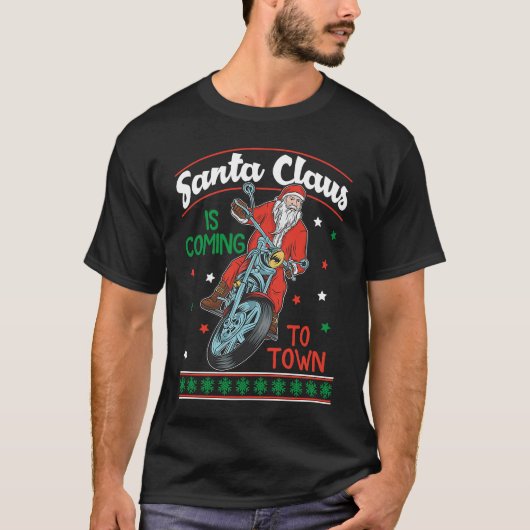 T-shirt Le Père Noël arrive (Devant)