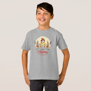 T-shirt Le Père Noël arrive Enfants