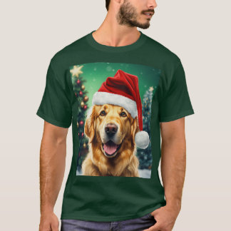 T-shirt Le Père Noël et les pattes de Père Noël s'envolent