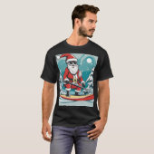 T-shirt Le Père Noël s'amuse (Devant entier)