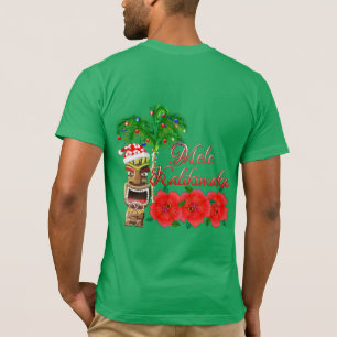 T-shirt Le Père Noël Tiki Mele Kalikimaka