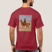 T-shirt Le perforateur de Frederic Remington (1895) (Dos)